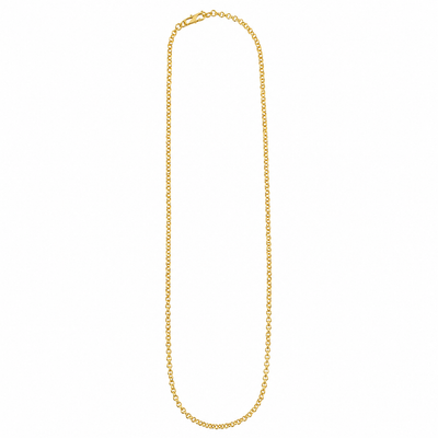 Elegant Gold Plated Link Chain Necklace for Women