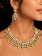 Ankuna Celeste Glow Polki Necklace Set ✨ | Royal Elegance for Every Celebration