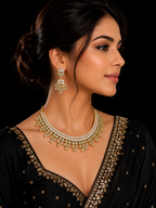 Ankuna Celeste Glow Polki Necklace Set ✨ | Royal Elegance for Every Celebration