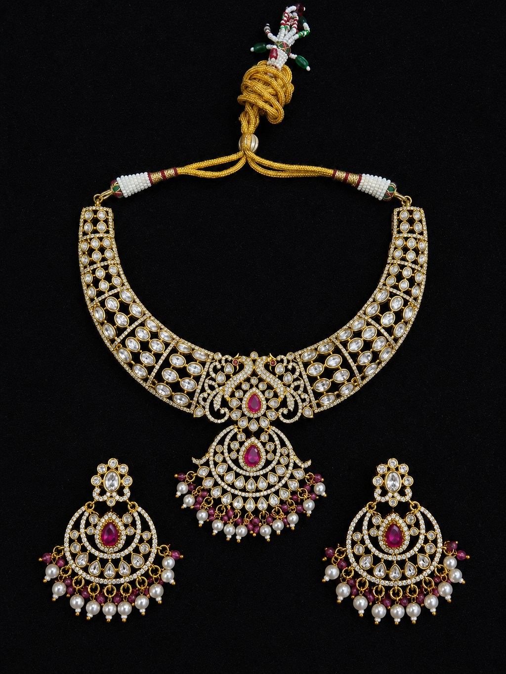 Ankuna Maharani Kundan Choker Set