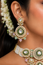 Ankuna Emerald Pearl Heritage Choker Set