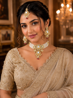 Ankuna Ivory Pearl Heritage Choker Necklace Set