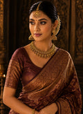 Ankuna Antique Gold Temple Choker Necklace Set for Women | Traditional Bridal Jewellery | Festive Wedding Necklace Set