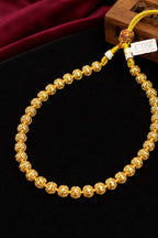 Ankuna Antique Gold Beaded Haram Necklace Set for Women | Traditional Temple Jewellery | Elegant Ethnic Wedding Necklace